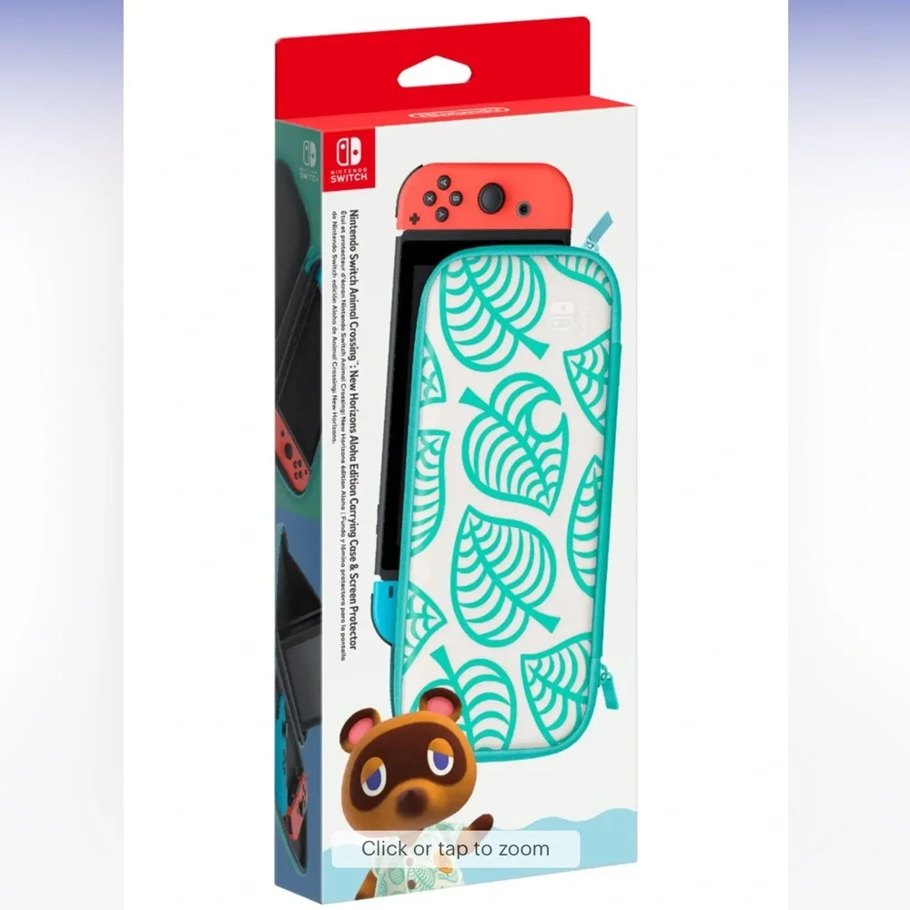 Animal Crossing New Horizons Aloha Edition Carrying Case Nintendo Switch